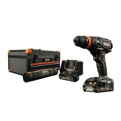 دریل پیچ گوشتی چکشی شارژی براشلس آاگ 18 ولت مدل BSB18CBLLE-252X