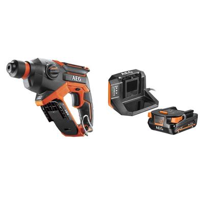 دریل بتن کن چهارشیار 18ولت آ ا گ همراه یاطری و شارژ مدل BBH18C-0