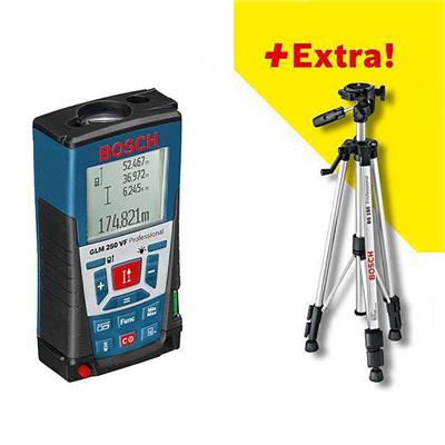 متر لیزری بوش مدل GLM 250 VF + Bt 150
